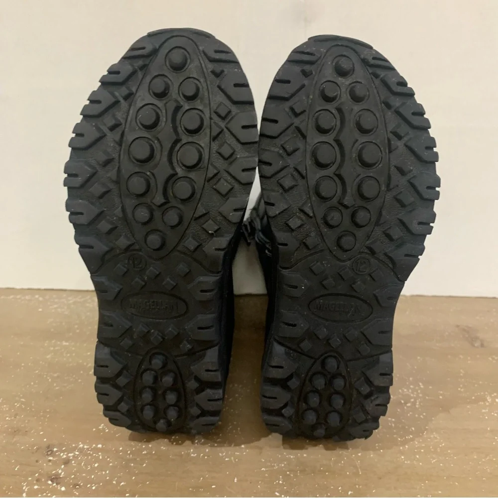 2 FOR $15 Magellan Outdoors Black Snow Boots Size Youth 12 Little Kids